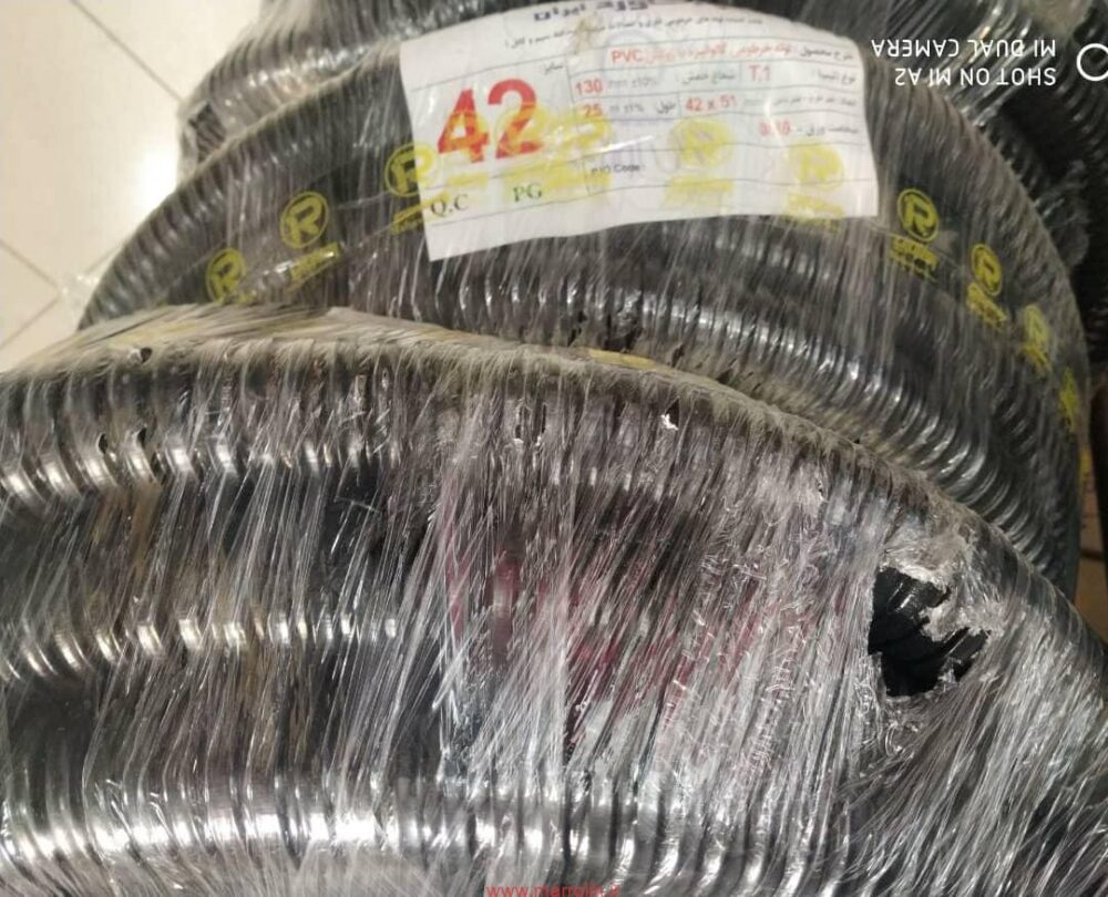 لوله خرطومی فلزی روکش دار سایز 42 - Image 2